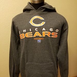 NFL Team Apparel Charcoal Gray Hoodie Bears